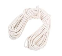 IMIKEYA Corde de rechange pour mât de drapeau en coton tressé de 6 mm de diamètre et 20 m de long - Corde de levage pour drapeau extérieur - Ligne de suspension pour jardin et terrasse