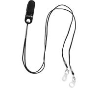 IMIKEYA Cordon de Sécurité pour Amplificateur Auditif Noir Double Oreille Lanière Anti-Perte Légère en ABS et Nylon Support Sécurisé pour Audiophones Adapté Garçon et Filles et Seniors
