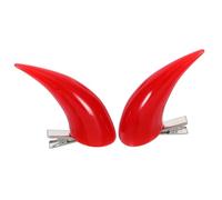 IMIKEYA Cornes De Diable Pinces à Cheveux Accessoires De Fête Halloween Coiffure Cosplay Démon Pour Femmes Filles
