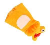IMIKEYA Costume de Perroquet et Fêtes d'hiver pour Petits Oiseaux en Polaire Corail Orange, Sweat à Capuche Amusant et Chaud, Facile à Enfiler, pour Cosplay