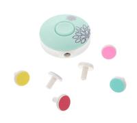 IMIKEYA Coupe-ongles Électrique pour Bébé Design Ergonomique, Léger, en Abs, Équipé de Six Têtes de Meulage, pour Soin des Ongles des Garçon et Filles