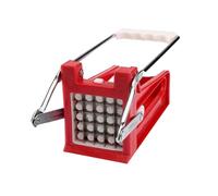 IMIKEYA Coupe-Pommes de Terre Acier Inoxydable Trancheuse à Frites Manuelle Outil de Cuisine Pratique pour Légumes et Frites pour Maison et Snack Bar