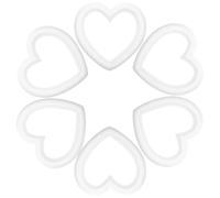 IMIKEYA Couronne Anneau Stimulant L'imagination 6pcs de Cœur en Mousse de pour Bricolage Créatif pour Garçon et Filles en Maternelle