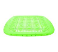 IMIKEYA Coussin de Siège Ventilé pour Chariot Élévateur en Plastique Solide avec Double Bille de Massage, Tapis Antidérapant Vert Respirant, Adapté aux Conducteurs D’engins Lourds