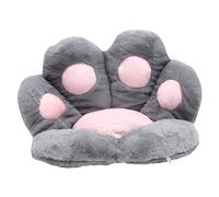 IMIKEYA Coussin Décoratif Protège la Taille de Patte de Chat en Tissu Imitation Lapin et Coton Pp, Coussin de Siège Multi-usage Style Cartoon pour Tatami