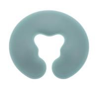IMIKEYA Coussin en silicone pour spa, visage contre la table, réutilisable, appui-tête, surmatelas de massage pour soins de la peau, salon de beauté, support de tête, vert clair