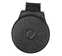 IMIKEYA Coussin Rotatif pour Siège de Voiture 360 Degrés en Tissu Noir Rond, Flexible et Confortable, pour Voiture et Usage à Domicile, Spécialement Conçu pour Personnes Âgées