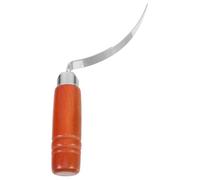 IMIKEYA Couteau à Noix Ouvre-noix De Acier Inoxydable Manche En Bois, Grattoir Pour Extraction De Chair, Outil Cuisine Pratique Pour Ouverture De Noix