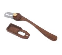IMIKEYA Couteau à Pâte avec Manche en Bois Ergonomique en Acier Inoxydable pour Scoring Facile Pain Levain Lors Fabrication Maison