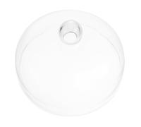 IMIKEYA Couvercle à Gâteau en Verre sans Plomb 21 Cm de Diamètre, Hauteur 16 Cm, Couverture Alimentaire Transparente Anti-poussière pour Protection des Desserts et Conservation Pratique