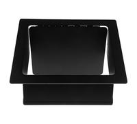 IMIKEYA Couvercle de Poubelle Encastré en Acier Inoxydable 304 Couvercle à Charnière Latérale Goulotte Dimensions 235 X 173 X 3 CM Cuisine et Salle de Bain Ouverture Facile et