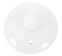 IMIKEYA Couvercle de Théière en Céramique Blanc Rétro, Accessoire de Remplacement pour Tasse à Thé, Compatible Théière Domestique, Couvercle Étanche et Stable pour Infusion Optimale