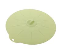 IMIKEYA Couvercle en Silicone Alimentaire Réutilisable, Vert Extra Large Rond, Couvercle de Casserole et Bol Fermeture par Ventouse, Étanche et Résistant Micro-ondes, Adapté
