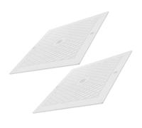 IMIKEYA Couvercles de Skimmer Accessoire de Remplacement Lot de 2 en PP Blanc pour Piscine Compatible Sp1082 à Sp1086 pour Entretien de Piscine