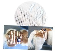 IMIKEYA Culottes Physiologiques pour Chien Femelle Couches Hygiéniques pour Chiot sous-vêtements Menstruels avec Ruban Adhésif Protection pour Chaleur