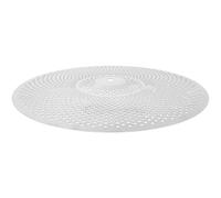 IMIKEYA Cymbale Sourdine à Faible Volume pour Batterie en Alliage Argenté Installation Facile, pour Entraînement des Batteurs en Intérieur