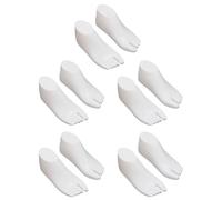 IMIKEYA de Présentoirs à Chaussettes Modèle de Pieds Lot de 5 Paires en Pvc Blanc, Support Pratique et Résistant pour Afficher Chaussures et Chaussettes pour Garçon et Filles