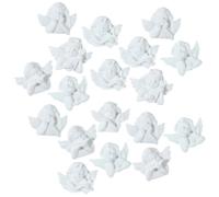 IMIKEYA Décorations d'anges à faire soi-même 18Pcs Breloques pour coiffes en gros ange chérubin blanc pour DIY projects et décoration de bijoux Plusieurs styles
