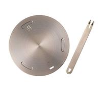 IMIKEYA Diffuseur de Chaleur en Acier Inoxydable et Alliage D'aluminium pour Cuisinière à Gaz, Plaque Adaptateur Induction Facile à Utiliser Surface Lisse, 1 Set Indispensable Cuisine