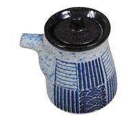 IMIKEYA Distributeur de Vinaigre et Pot à Sauce Soja en Céramique Japonaise, Léger 200ml, Design Élégant pour Table et Comptoir Cuisine