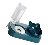 IMIKEYA Distributeur d'eau pour Chat 500ml en Plastique Bol Basculant Anti-Renversement et Protection du Cou pour Alimentation Lente et Prévention de L'étouffement