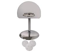 IMIKEYA Éducatif pour Oiseaux Panier de Basket Miroir en Métal, pour Stimuler L'intelligence et L'agilité des Perroquets