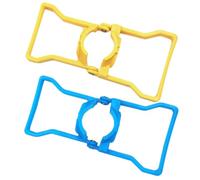 IMIKEYA Élévateurs d'eau en ABS 2pcs avec cadre épais 9,5cm, Poignée ergonomique pour manipulation pratique, adaptés aux stations d'eau et supermarchés, usage général