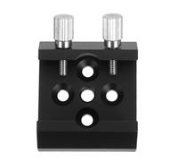 IMIKEYA Embase à Queue D’Aronde en Alliage D’Aluminium Noir Support de Fixation 1/4 Filetage pour Télescope Astronomique Accessoire Léger et Résistant aux Intempéries pour