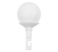 IMIKEYA Embout de Canne à Roulette Blanc pour Canne à Crochet Tête Rotative Bille de Roulement Accessoire Solide en Plastique Adapté Blanches Standard Usage Intérieur et Extérieur