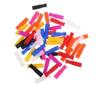 IMIKEYA Embout de Paille en Silicone Réutilisables 50 Protection Bouche Flexible, Diamètre Extérieur 10mm, Intérieur 8mm, Pack de 50 Couleur Aléatoire pour Pailles en