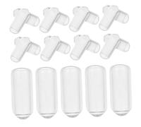 IMIKEYA Embouts Caoutchouc Transparents 200 Pcs pour Bandeaux 3,0 Mm Protection D’extrémité Accessoires DIY Coiffure Usage