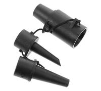 IMIKEYA Embouts de Pompe en Nylon Noir pour Matelas Pneumatiques, Adaptateur Polyvalent pour Gonflables, Ensemble de 1 Set Gonflage Facile