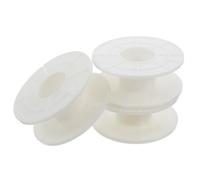 IMIKEYA Enrouleur de Câble Électrique 3pcs en Plastique Blanc, Résistant à L'usure et Léger, Rangement Facile des Câbles Audio pour Usage Domestique