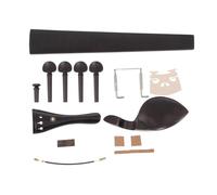IMIKEYA Ensemble D'accessoires pour Violon Touche 4/4 en Ébène et Érable Cordier Chevalet et Liège Couleur Aléatoire pour Violon Non Endommagé et Usage Musical
