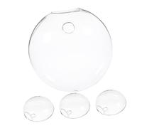 IMIKEYA Ensemble De 4 Vases en Verre Modernes pour Plantes Hydroponiques Vue sur Les Racines Décoration Dintérieur pour Le Salon