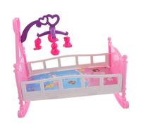 IMIKEYA Ensemble De Mini-Lits À Bascule pour Maison De Poupée Accessoires pour Maison De Poupée Meubles pour Maison De Poupée Lit Pivotant Modèle De Lit Mini-Lit pour Poupées