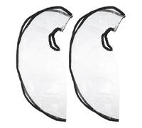 IMIKEYA Entonnoir de Lavage Cheveux Plastique Noir 2 Pièces Bande Élastique Réglable Outil Soins Capillaires Domicile pour Shampoing Teinture et Soin Huile Adapté Usage Salon et Maison