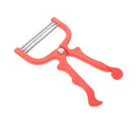 IMIKEYA Épilateur Facial Manuel à Ressort Portable Rouge Outil pour Épilation Visage Lèvres et Menton Adapté Peaux Sensibles Compact pour Voyage