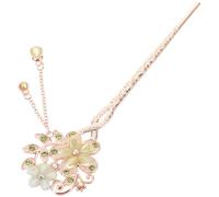 IMIKEYA Épingle à Cheveux Accessoire de Coiffure Élégant et Unique Verte en Alliage Motif Fleur Classique pour Femmes pour Toutes Occasions