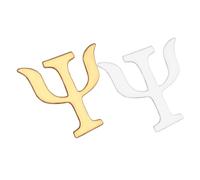 IMIKEYA Épingle Alphabet en Alliage Résistante la Décoloration, Lot de 2 Pièces, Épingles Créatives et Élégantes pour Souvenirs et Anniversaires