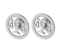 IMIKEYA Épingle Avocat Balance de Justice en Alliage Argenté 2pcs, Épingle Professionnelle Résistante pour Bureaux et Tenue Formelle, Design Élégant et Raffiné