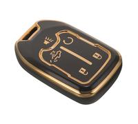 IMIKEYA Étui de Protection pour Clé de Voiture Compatible Caja Coque Rigide Tpu Noir pour Clé de Télécommande Protection Rayures et Durable