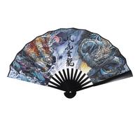 IMIKEYA Éventail Pliable Avec Motif Dragon Pour Homme/Femme: Eventail Chinois Kung Fu Tai Chi Éventails Vintage à Main Pour Spectacles, Fêtes, Festivals, Cadeaux D'Anniversaire, Décoration