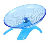 IMIKEYA 'Exercice pour Hamster, Soucoupe Volante de Course, Silencieux, Plastique, 18cm, Bleu, pour Gerbilles et Hérissons, pour Petits Animaux, pour Familles Petit Couleur Aléatoire