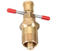 IMIKEYA Extracteur de Virole Laiton Massif Outil de Retrait de Bagues de Compression Robuste et Portable Accessoire Professionnel pour Plomberie Coloris Rouge Visible