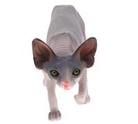IMIKEYA Figurine Chat Sphynx Décorative Statue Réaliste pour Maison Et Gâteaux Ornement De Chat pour Amateurs Animaux