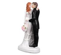 IMIKEYA Figurine de Couple Résine pour Gâteau de Mariage Statue de Mariés Décoration pour Saint Valentin Cérémonies de Mariage