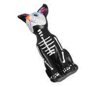 IMIKEYA Figurine Jour des Morts Statue D-IA De Los Muertos - Sculptures Effrayantes pour Halloween Ornements De Bureau Décoratifs en Résine Colorée Idéale pour La Décoration De Fête Et
