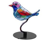 IMIKEYA Figurine Oiseau Décorative Colorée pour Bureau Salon Jardin Extérieur Ornement Animaux Petite Statue