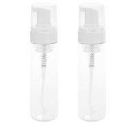IMIKEYA Flacon de Cosmétiques de Voyage 2pcs 200ml Blanc en Plastique Léger et Peu Encombrant pour Maison et Voyage